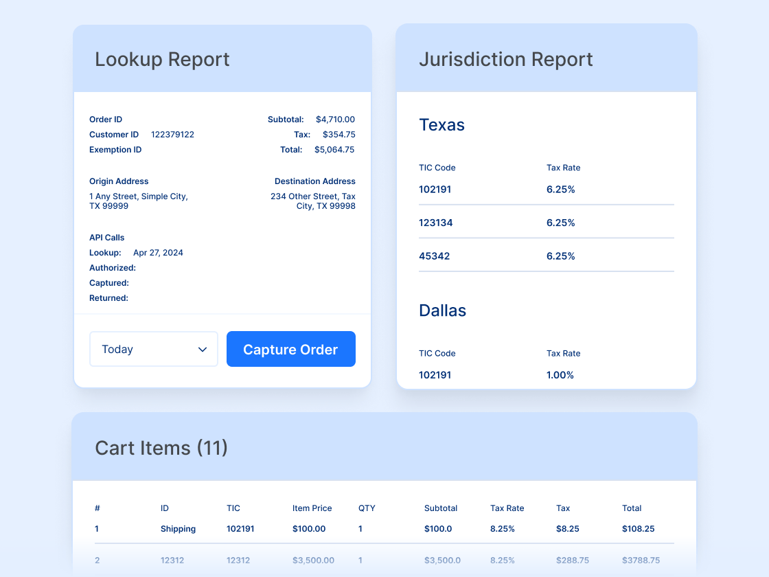 Accurate rates and TICs expertise