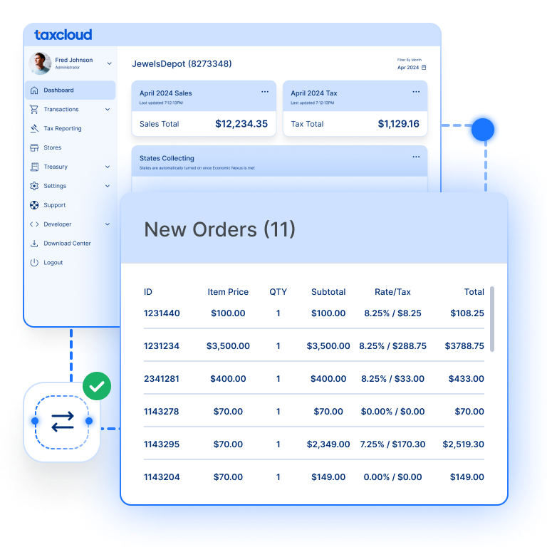 Order Capture for Sales Tax Compliance