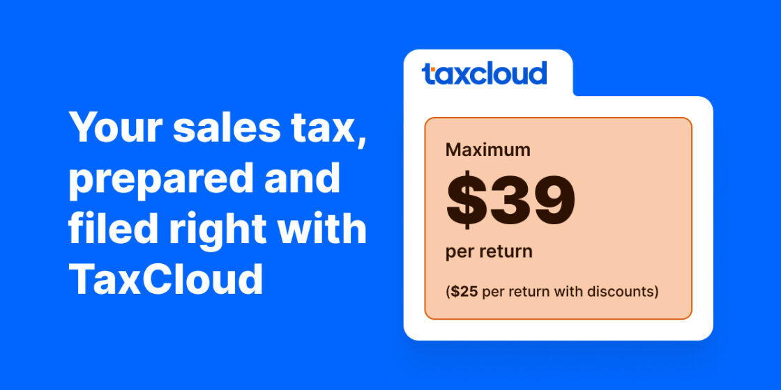 Sales tax filing subscriptions TaxCloud